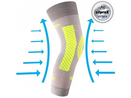 VoXX Protect Kompresní návlek koleno šedá