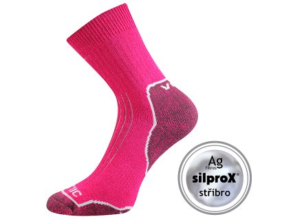VoXX outdoorové funkční ponožky anatomicky tvarované Zenith L+P magenta