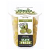 Zelené řecké olivy bez pecek 220g OLIVE FRESH