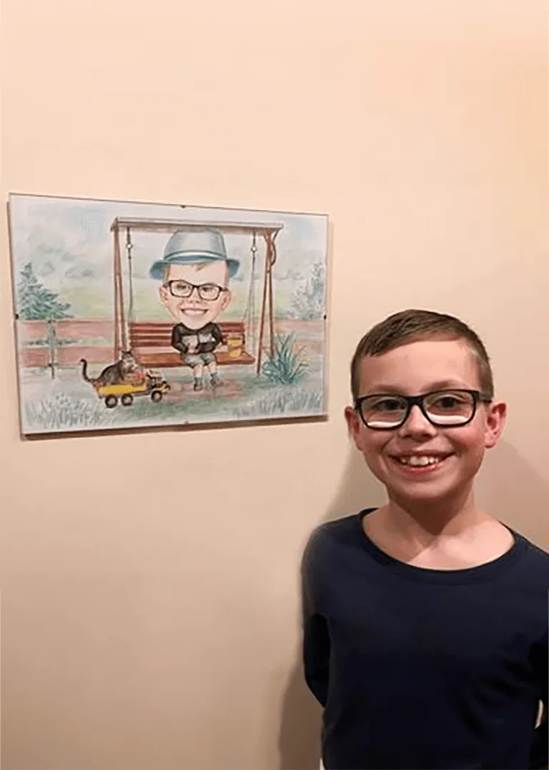karikatura z fotky