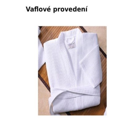 Velurový župan 50 ks