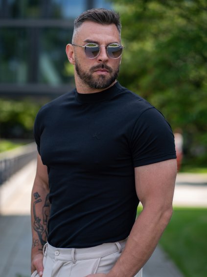 KARMA | T-SHIRT | NECK - BLACK