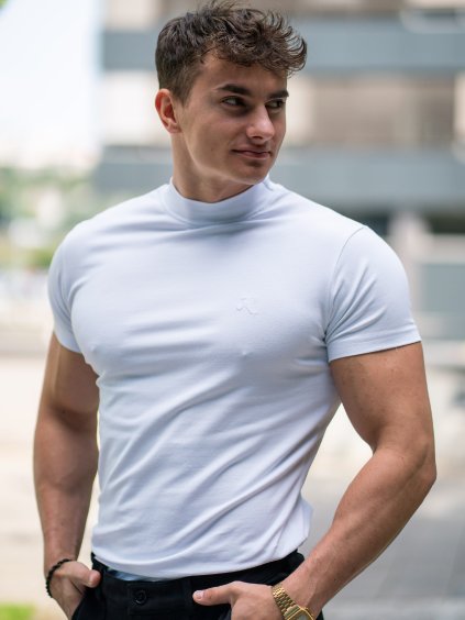 KARMA | T-SHIRT | NECK - WHITE