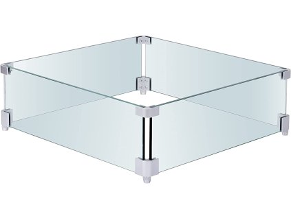 Skleněný kryt čtvercový