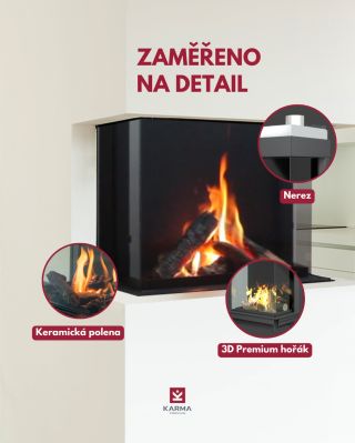Detaily dělají celek. ✨ U plynového krbu nejde jen o plamen, ale o to, co je kolem něj: špičkové materiály, čisté linie,...