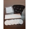 POUZDRO NA KOSMETIKU + odličovací tamponky, čelenka