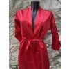 Satin robe