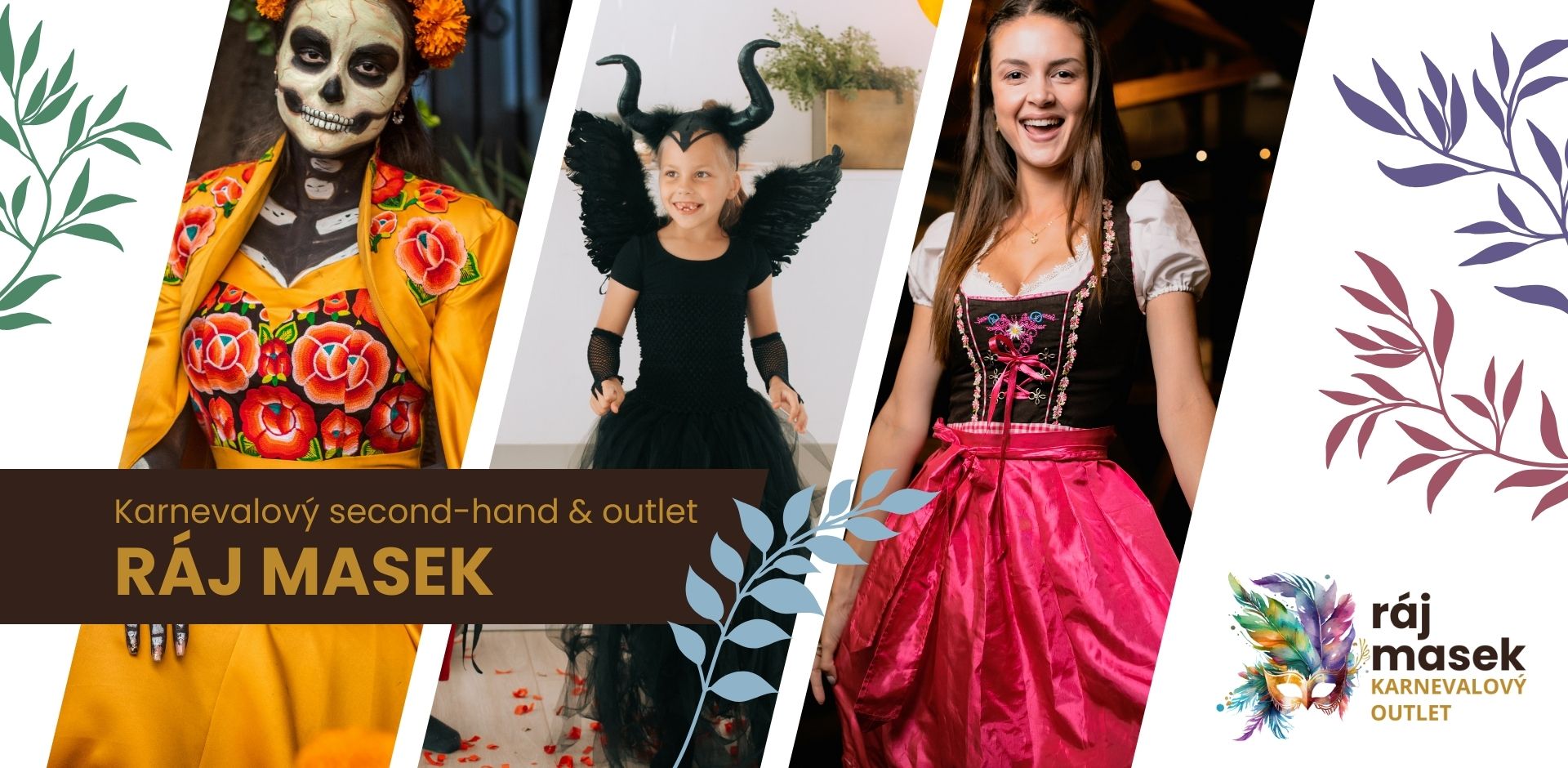 Karnevalový second-hand & outlet Ráj masek