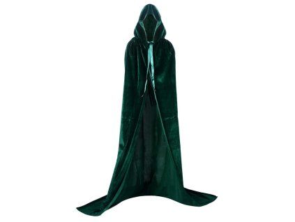 Sametovy plast zelený