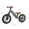 qplay rowerek biegowy racer grey 7