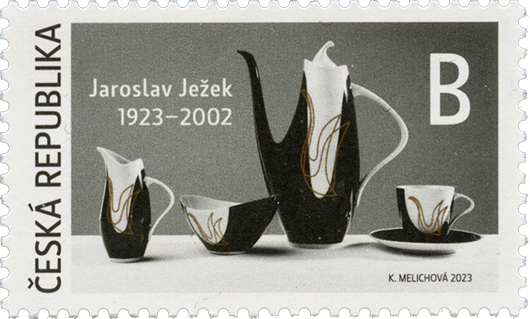 Poštovní známka Český design: Jaroslav Ježek a servis Elka