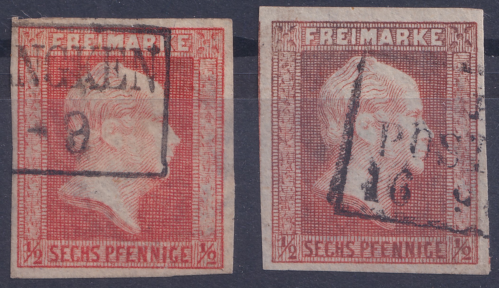 Zčernání známek Pruska