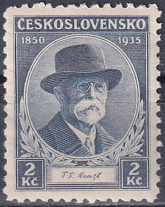 Poštovní známka T. G. Masaryk 1935 - 2 Kč