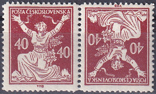 téte-béche Osvobozená republika