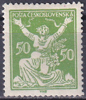 Vajíčko v pase na 50h známce