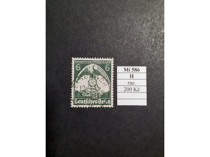 Deutsches Reich Mi 586 II razítkované