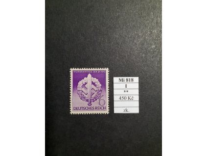 Deutsches Reich Mi 818 I svěží zkoušené