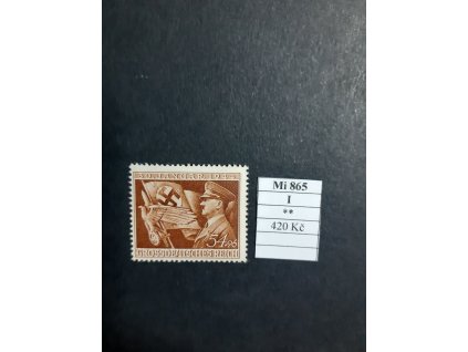 Deutsches Reich Mi 865 I svěží