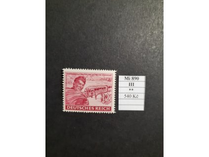Deutsches Reich Mi 890 III svěží