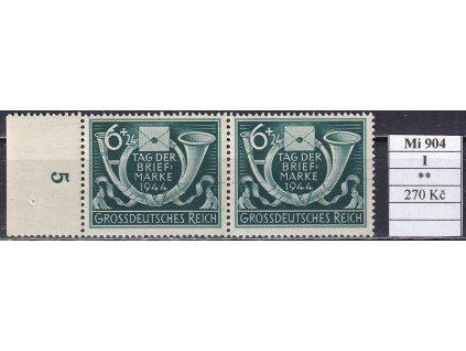 Deutsches Reich Mi 904 I svěží
