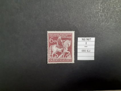 Deutsches Reich Mi 907 I svěží