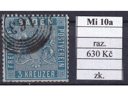 Baden Mi 10 a razítkované zkoušené