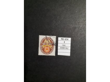 Deutsches Reich Mi 434 I razítkované