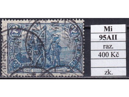 Deutsches Reich Mi 95 AII razítkované zkoušené
