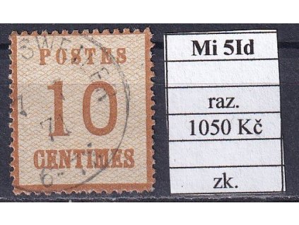 Elsass und Lothringen Mi 5 Id razítkované zkoušené