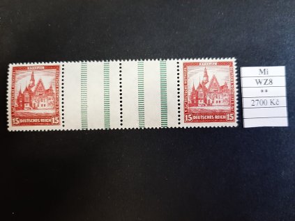 Deutsches Reich Mi WZ 8 svěží