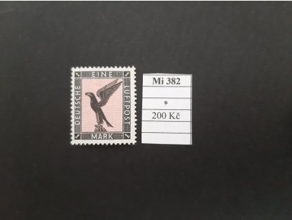 Deutsches Reich Mi 382 po nálepce