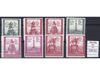 Deutsches Reich Atelier Albrecht návrhy IV svěží