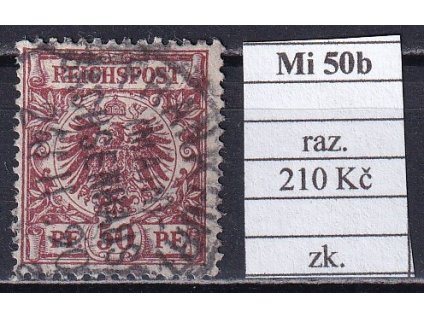 Deutsches Reich Mi 50 b razítkované zkoušené