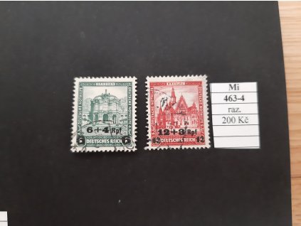 Deutsches Reich Mi 463-4 razítkované