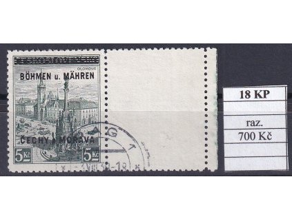Protektorát 18 KP razítkované