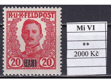 Feldpost Rumunsko Mi VI svěží