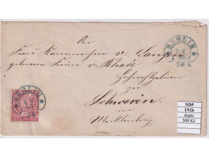 NDP Hufeisenstempel 1N2b dopis