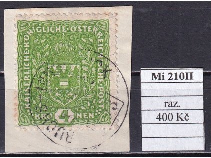 Rakousko Mi 210 II razítkované
