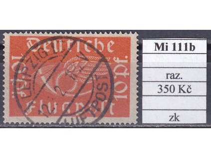 Deutsches Reich Mi 111b razítkované zkoušené