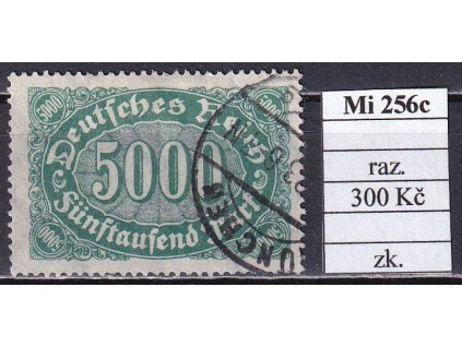 Deutsches Reich Mi 256 c razítkované zkoušené