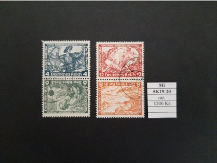 Deutsches Reich Mi SK 19-20 razítkované