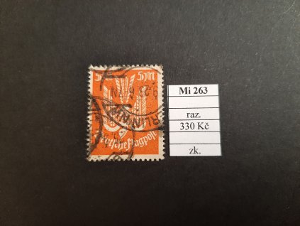 Deutsches Reich Mi 263 razítkované zkoušené