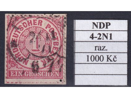 Hufeisenstempel 4-2N1 NDP razítkované