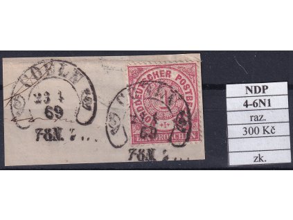 Hufeisenstempel 4-6N1 NDP razítkované zkoušené