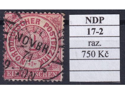 Hufeisenstempel 17-2 NDP razítkované
