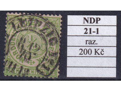 Hufeisenstempel 21-1 NDP razítkované