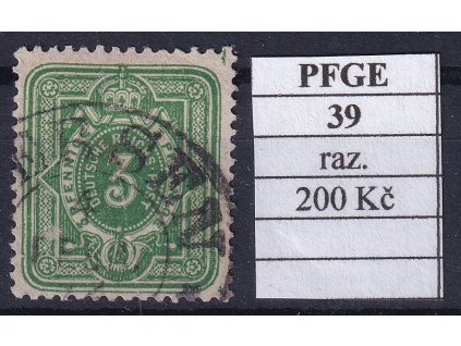 Hufeisenstempel 39 PFGE razítkované