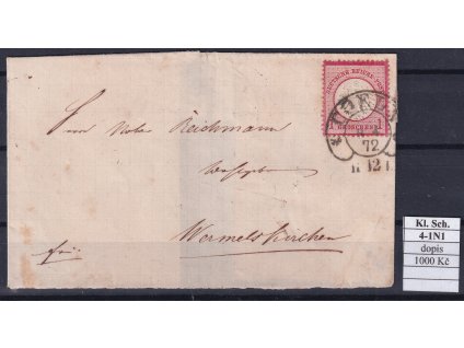 Hufeisenstempel 4-1N1 kl. Schild dopis