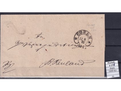 Hufeisenstempel 4-1N1 Portofrei dopis zkoušené