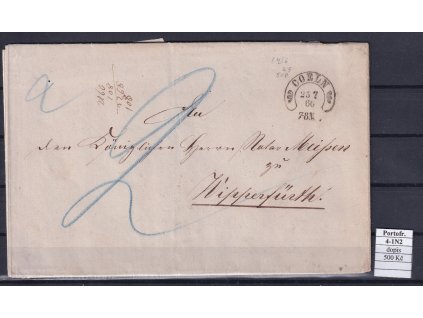 Hufeisenstempel 4-1N2 Portofrei dopis